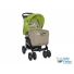Прогулочная коляска Bertoni Foxy+ Footcover Caramel&Green Pilot (бежевая с зеленым)