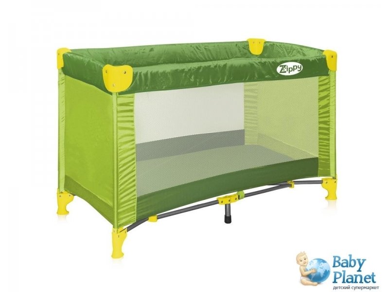Кроватка-манеж Bertoni Zippy 1 Layer Green (зеленая)