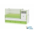 Кроватка-трансформер Bertoni Trend Plus White Green (зеленый с белым)