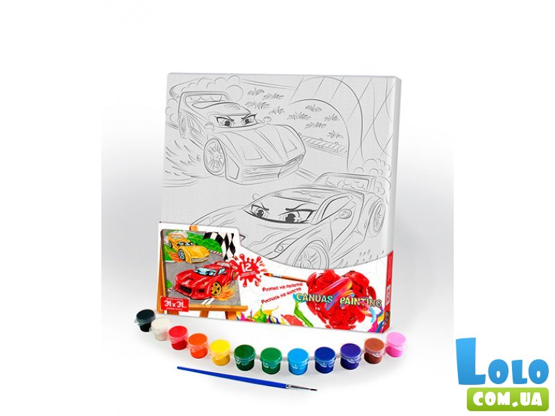 Роспись на полотне Canvas Painting Машинки, Danko Toys