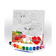 Роспись на полотне Canvas Painting Машинки, Danko Toys