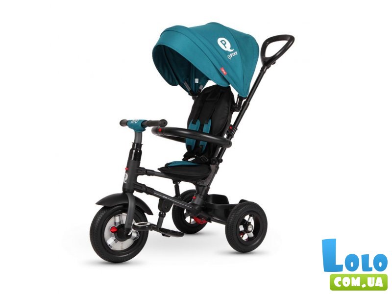 Велосипед складной трехколесный детский Rito Air Green, Qplay (зеленый)