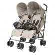 Прогулочная коляска для двойни Twins beige, 4Baby (бежевая)