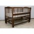 Кроватка Радуга/ без ящика, Дубок (орех, коричневый)