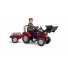 Детский трактор на педалях с прицепом и передним ковшом Maccormick, Falk (красный)