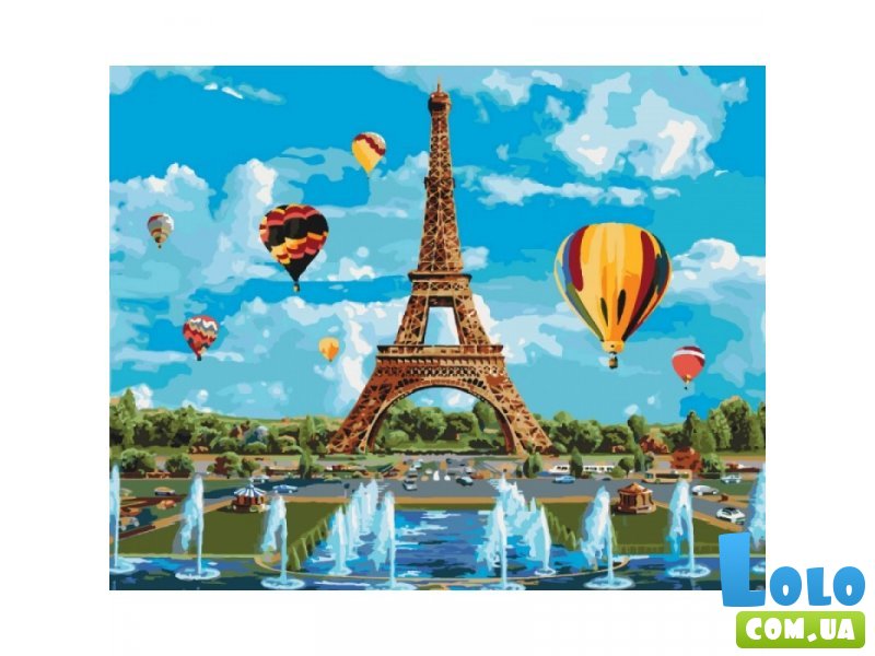 Картина по номерам Город любви, Идейка (40х50 см)