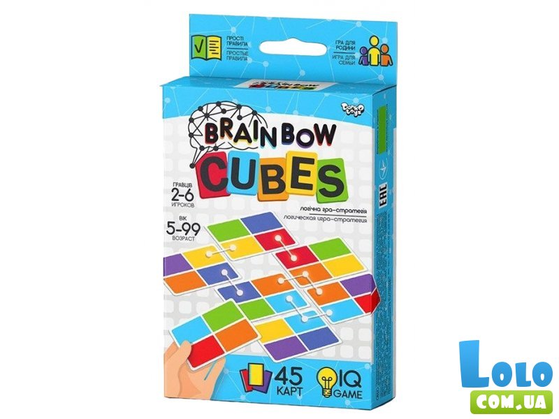 Развлекательная настольная игра Brainbow Cubes, Danko Toys