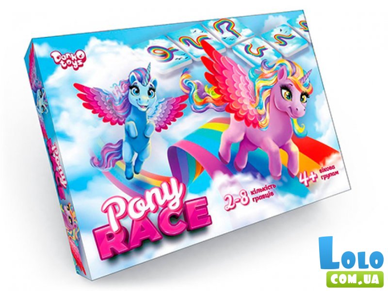 Настольная развлекательная игра Pony Race, Danko Toys