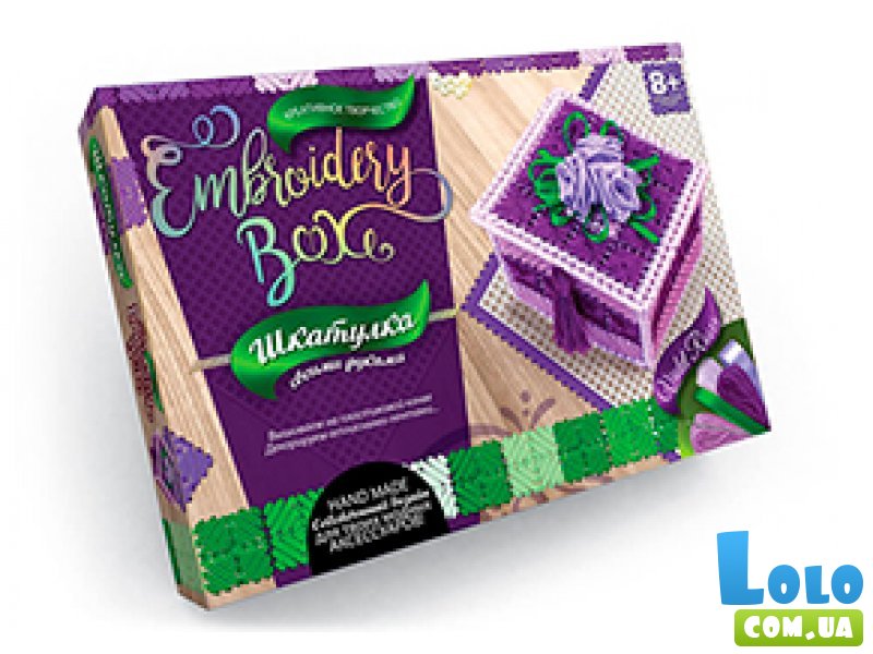 Комплект креативного творчества Шкатулка Embroidery Box, Danko Toys (в ассортименте)