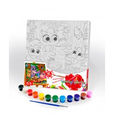 Роспись на полотне Canvas Painting Совята, Danko Toys
