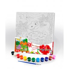 Роспись на полотне Canvas Painting Динозавры, Danko Toys
