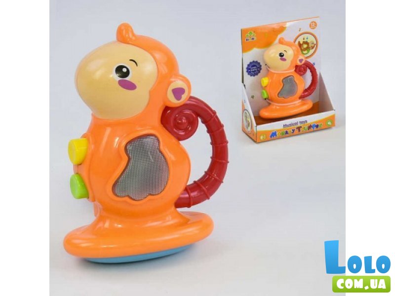 Погремушка музыкальная Обезьянка