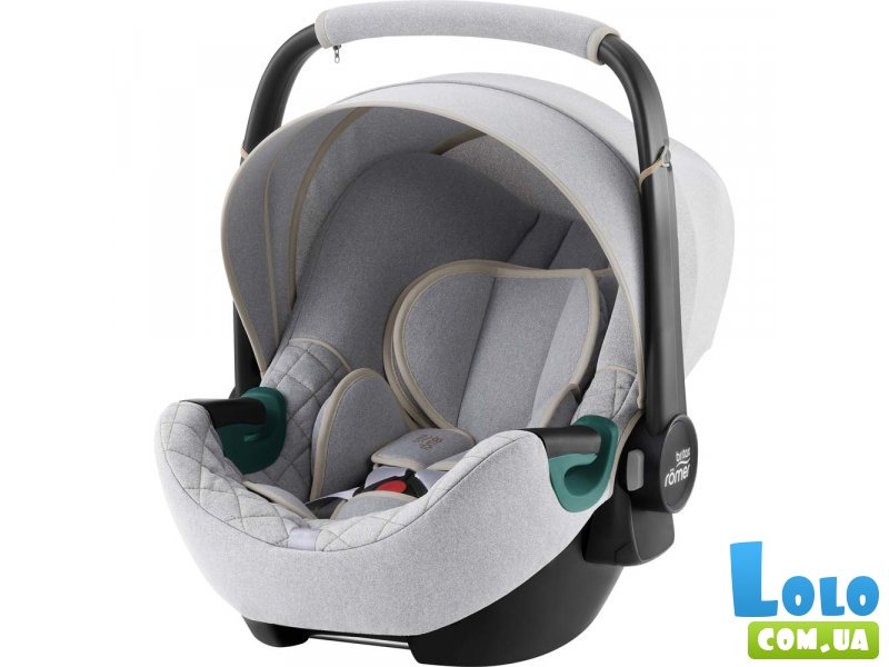 Автокресло Baby-Safe3 i-Size Nordic Grey с платформой Flex Base, Britax-Romer (серое)