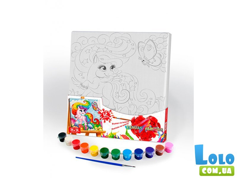 Роспись на полотне Canvas Painting Пони, Danko Toys