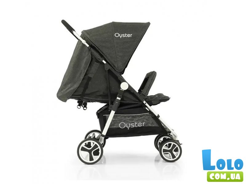 Прогулочная коляска для двойни  Oyster Twin, Babystyle (черная)