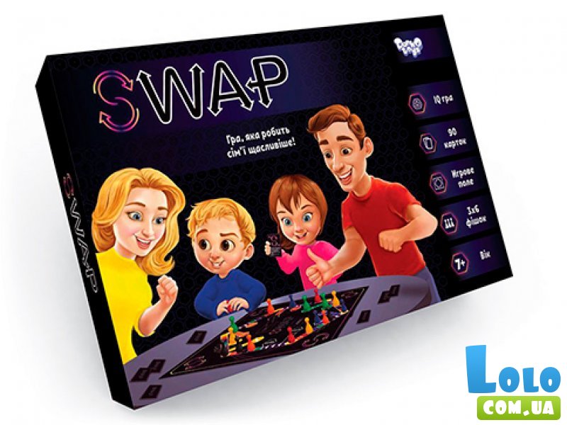Настольная развлекательная игра Swap, Danko Toys