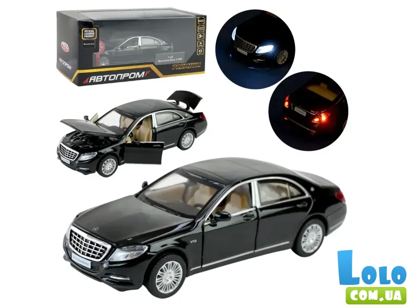 Машина металлическая Mercedes-Benz S 600, Автопром