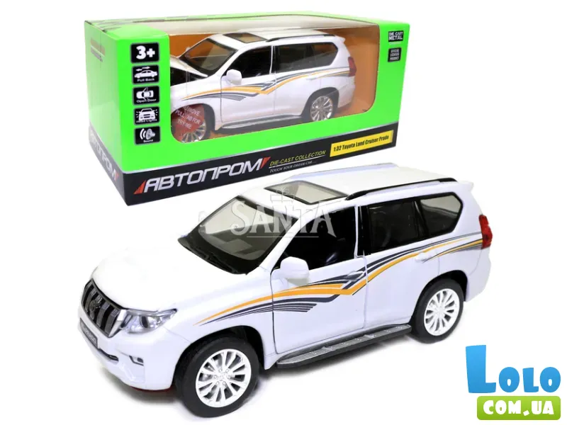 Машинка металлическая Land Cruiser Prado, Автопром