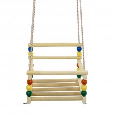 Качели подвесные деревянные