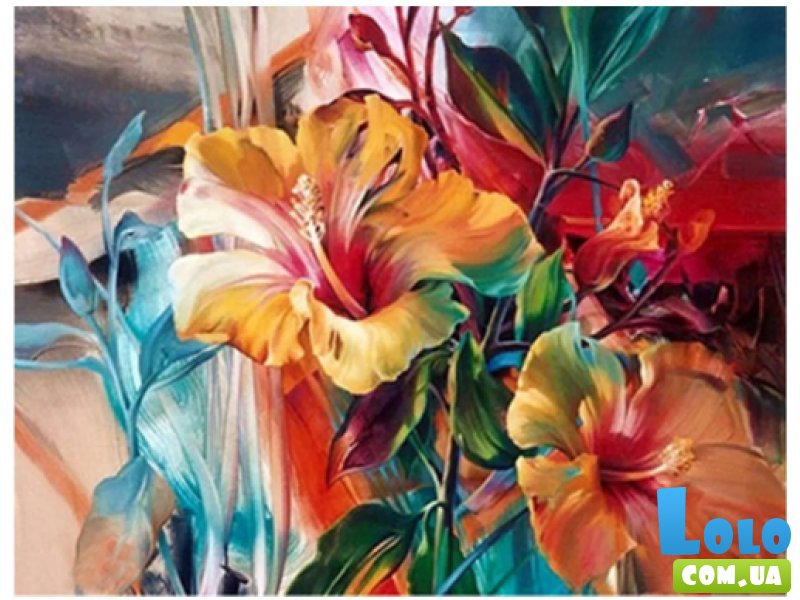 Алмазная мозаика Цветы 2, TK Group (30х40 см)