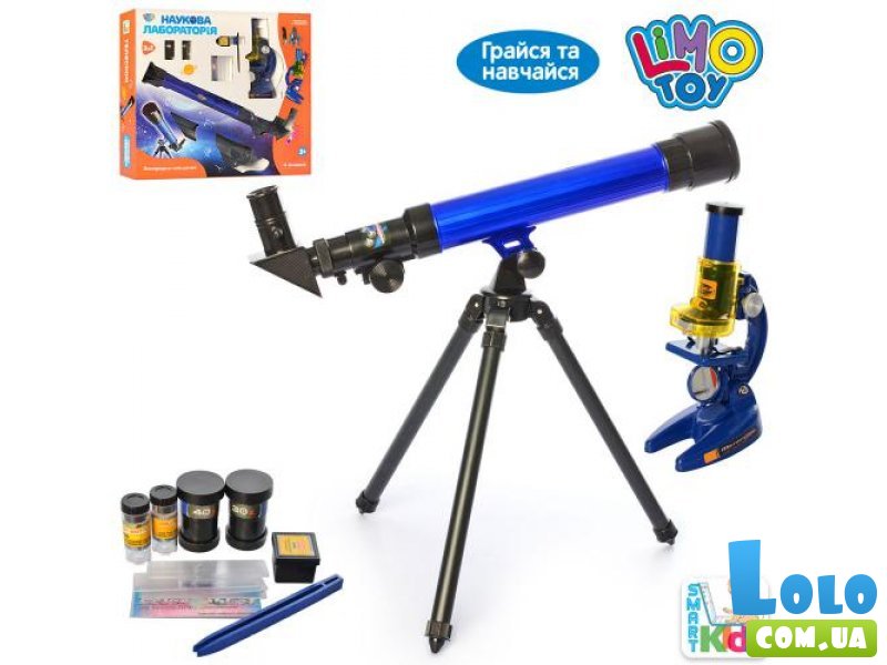 Научная лаборатория 2в1 телескоп и микроскоп, Limo Toy