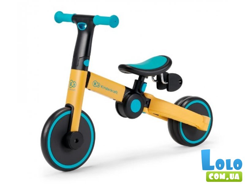 Трехколесный велосипед 3 в 1 4Trike Primrose Yellow, Kinderkraft (желтый)