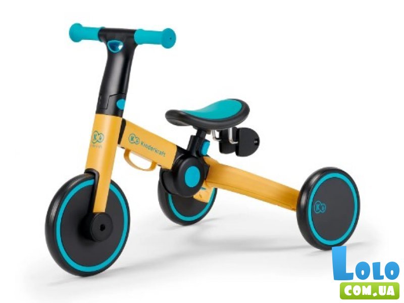 Трехколесный велосипед 3 в 1 4Trike Primrose Yellow, Kinderkraft (желтый)