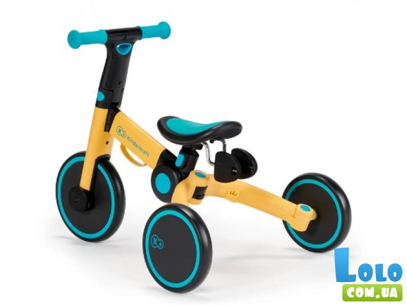 Трехколесный велосипед 3 в 1 4Trike Primrose Yellow, Kinderkraft (желтый)