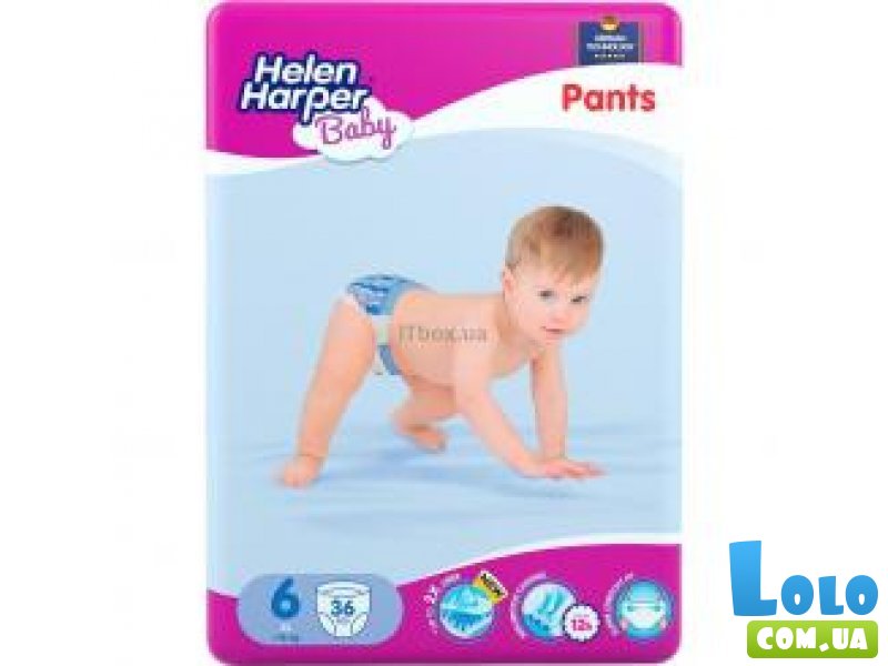 Helen Harper подгузники-трусики детские Baby 36шт XL