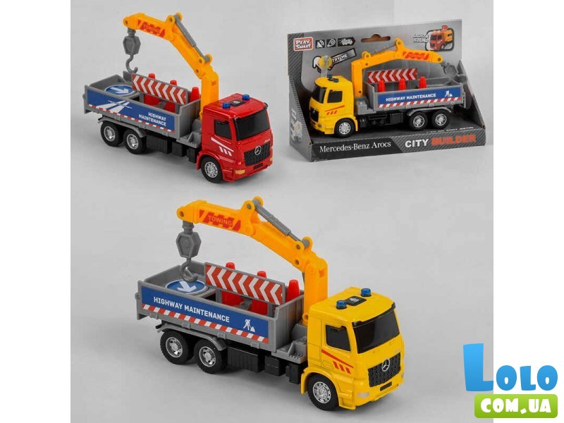 Машинка металлопластиковая Спецтехника , Play Smart (в ассортименте)