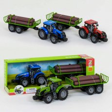 Трактор с прицепом на батарейках (в ассортименте)
