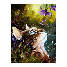 Алмазная мозаика Сказочный котик, TK Group (30х40 см)