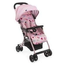 Прогулочная коляска Ohlala 3 Stroller Candy Pink, Chicco (розовая с рисунком)
