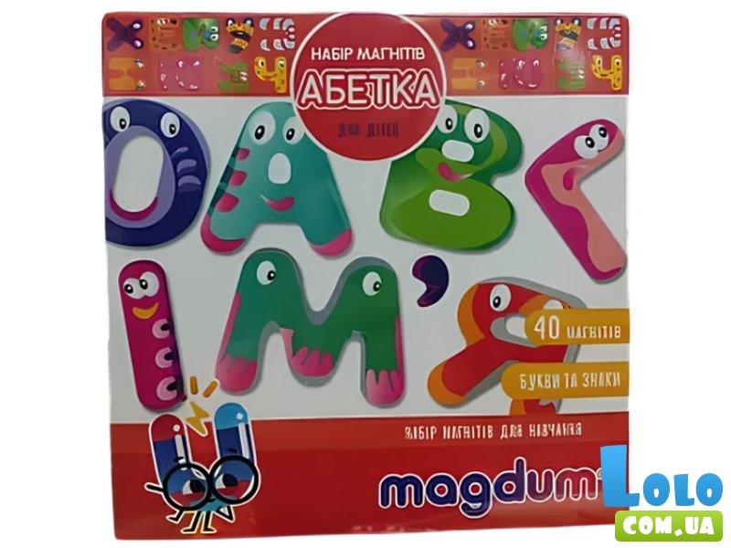 Набор магнитов Алфавит, Magdum