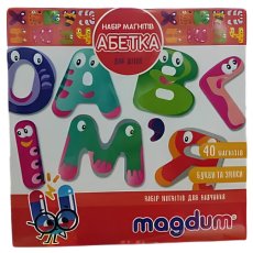 Набор магнитов Алфавит, Magdum