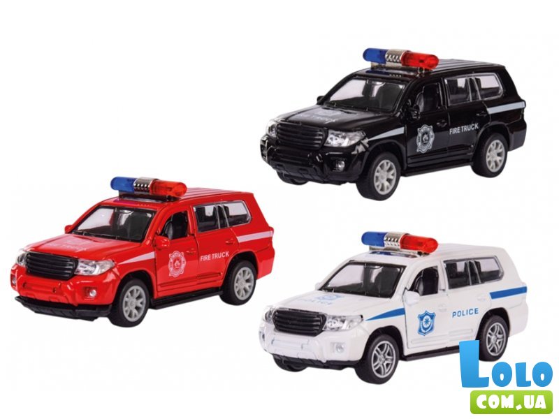 Машинка металлическая Полиция, Автопром (в ассортименте)