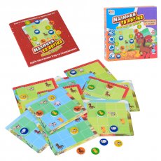 Настольная игра Рисунки и логика - Приключения на ферме, Fun Game (укр.)