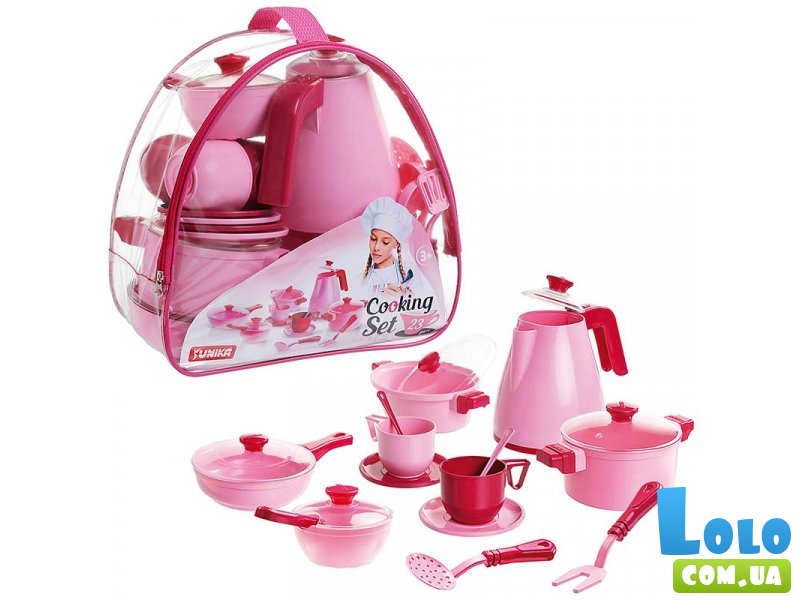 Набор игрушечной посуды Cooking Set, Юника (23 пр.)