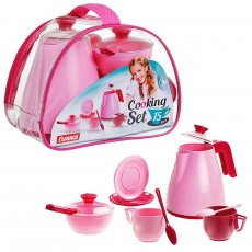 Набор игрушечной посуды Cooking Set, Юника (15 пр.)