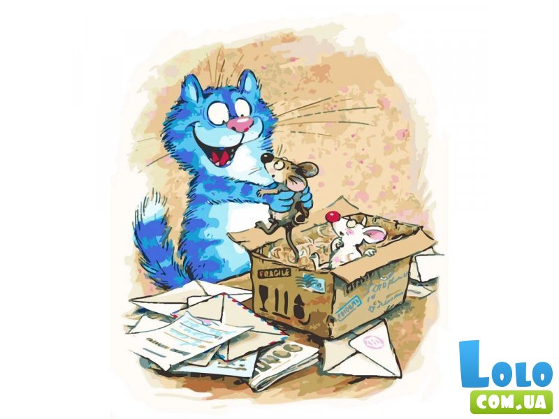 Картина по номерам Посылочка, Strateg (40х50 см)