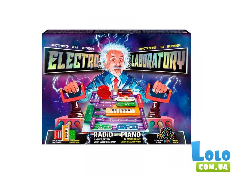 Электронный конструктор Electro Laboratory. Radio+Piano, Danko Toys
