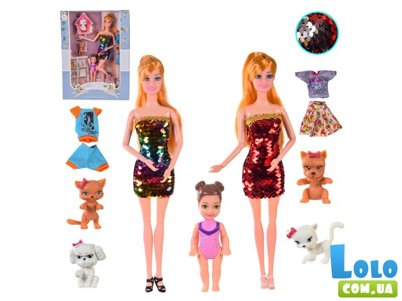 Кукла типа Барби с аксессуарами (в ассортименте)