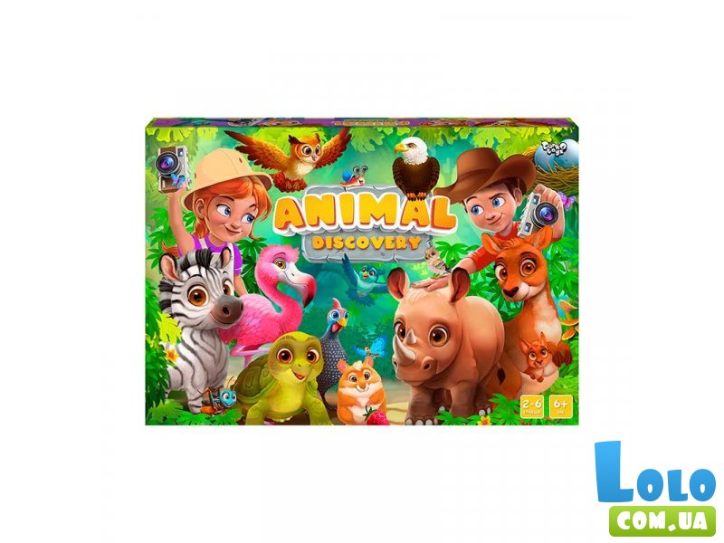 Настольная развлекательная игра Animal Discovery, Danko Toys