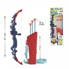 Детский Лук с стрелами на присосках на батарейках