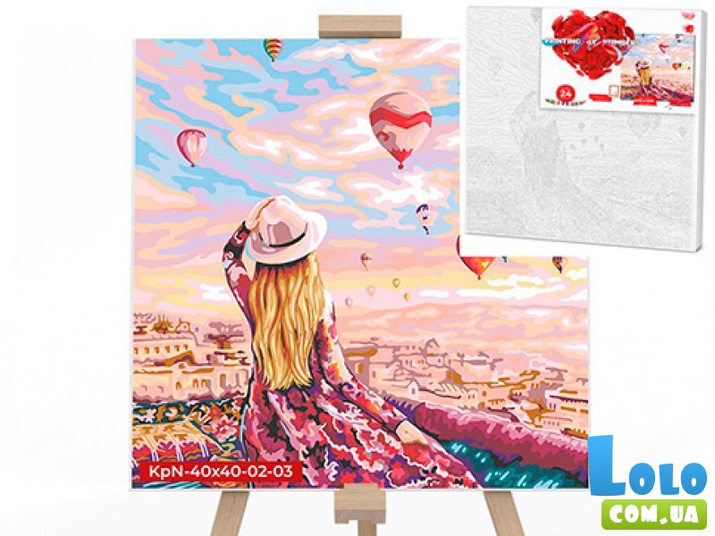 Картина по номерам Каппадокия, Danko Toys (40х40 см)