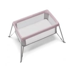 Кровать-манеж 2 в 1 Movi Pink, Kinderkraft (розовый)