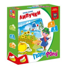 Настольная игра с липучками Времена года, Vladi Toys