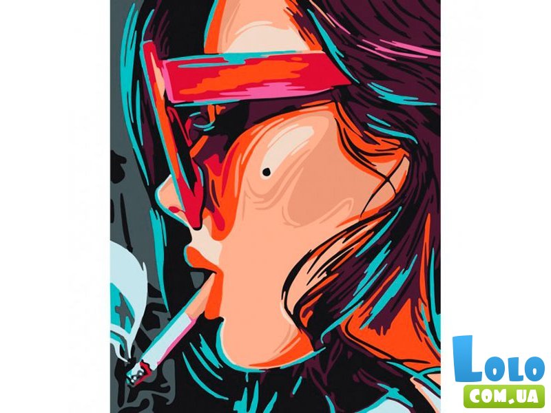 Картина по номерам Дерзкая девушка, Art Craft (40х50 см)