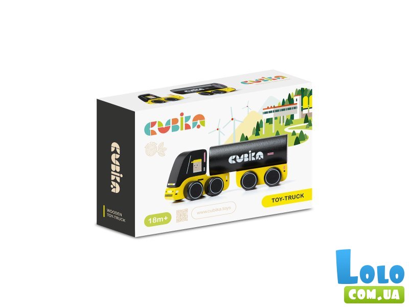 Деревянный набор Автомобиль-цистерна, Cubika