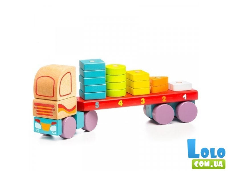 Грузовик с геометрическими фигурами, Cubika